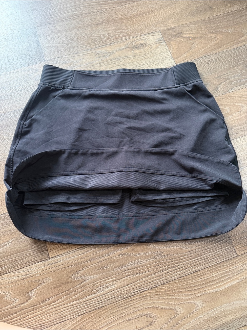 Women's Black Athletic Mini Skirt